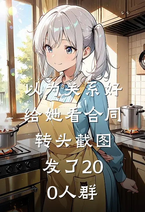 以为关系好给她看合同，转头截图发了200人群